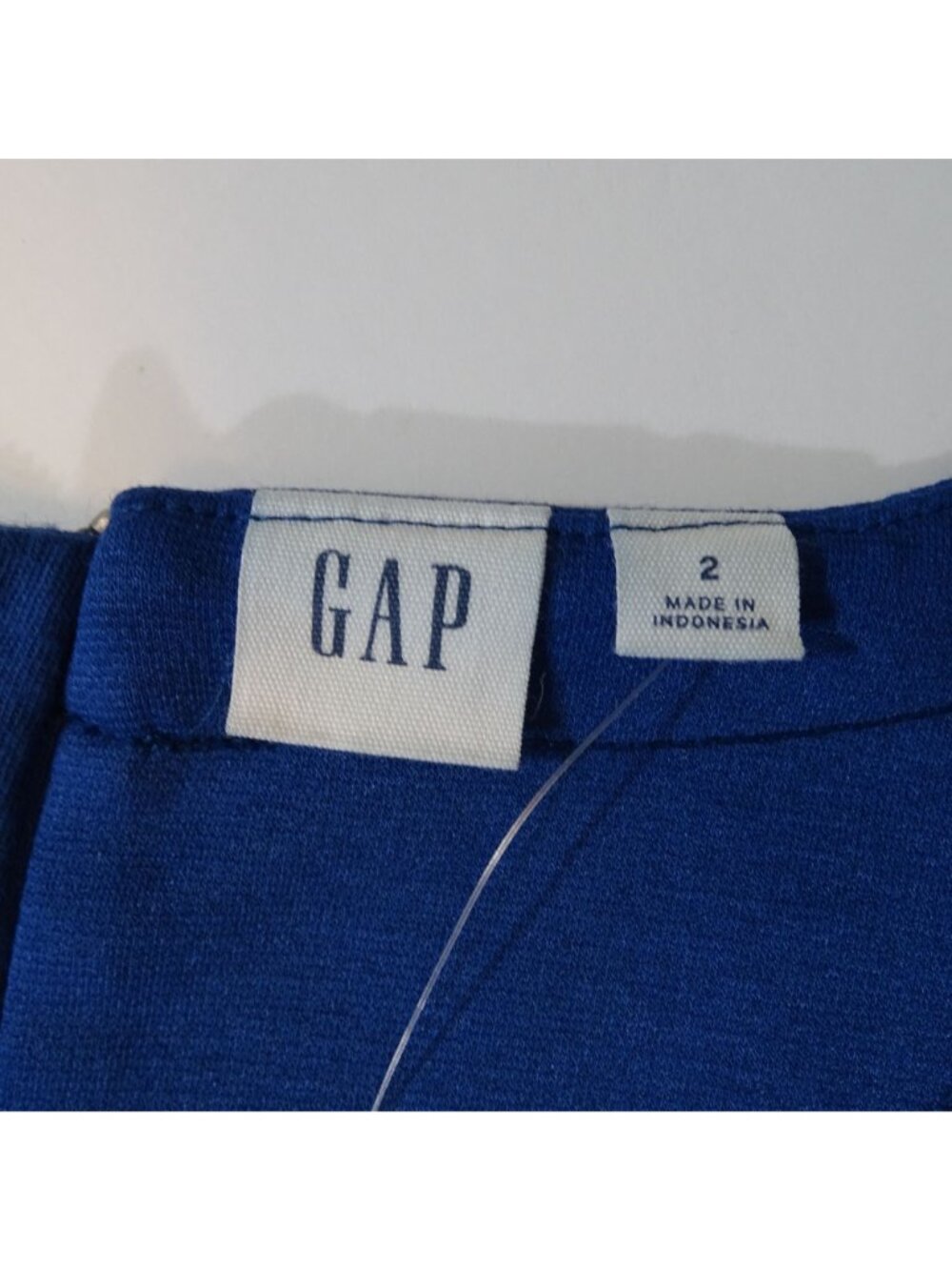 Gap Blue Sleeveless Fit and Flare Flounce Skater Dress Women Size 2 Blue Office - Picture 6 of 10